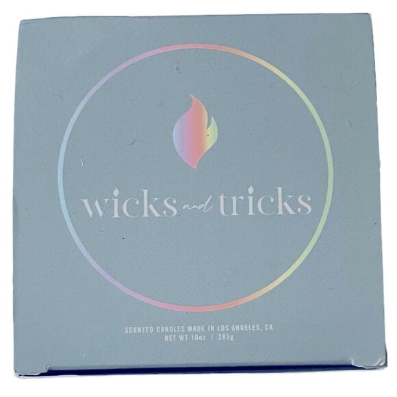 WICKS AND TRICKS Enlighten Me Vanilla Scented Candle - Picture 3 of 5